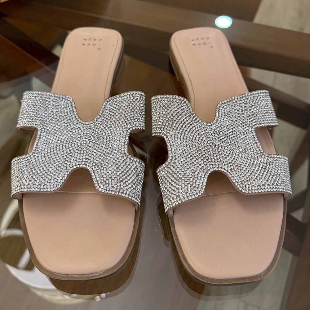 a new day Elegant Silver Women's Sandals